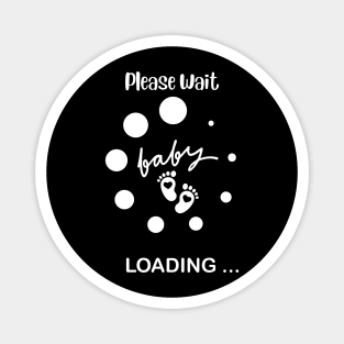 Baby Loading, Please Wait Funny Pregnancy Announcement for Expecting Parents, Baby Shower Gift, Mother's Day Magnet